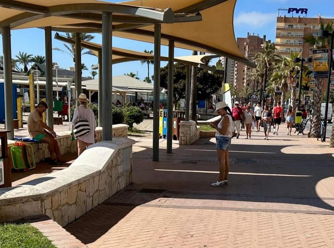 Luxury Beachfront Apartment With Pool, Sauna, Fitness And Gym In Province Malaga, Andalusia ميخاس المظهر الخارجي الصورة